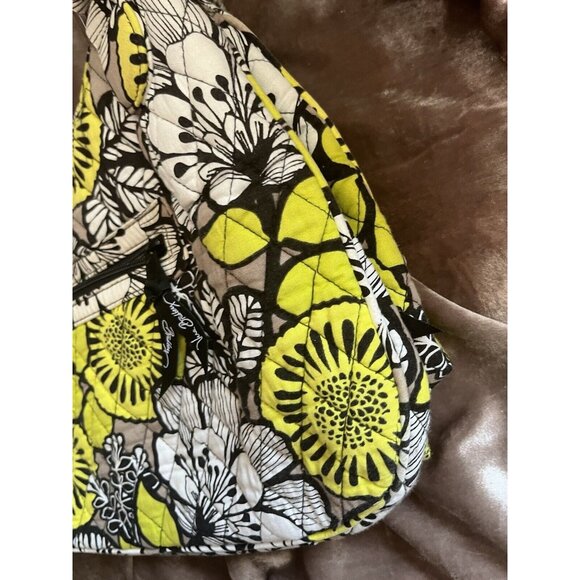 Vera Bradley Retired Emily Satchel Citron Quilted Shoulder Purse NICE SEE PHOTOS - Picture 10 of 16